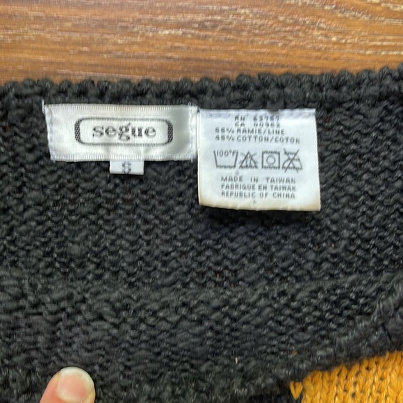 Vintage 80's Segue Sleeveless Sweater Small - Picture 2 of 7